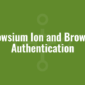 Browsium Ion and Browser Authentication