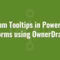 Custom Tooltips in PowerShell Forms using OwnerDraw
