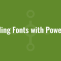 Installing Fonts with PowerShell