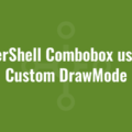 PowerShell Combobox using a Custom DrawMode