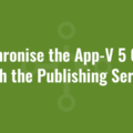 Synchronise the App-V 5 Client with the Publishing Server